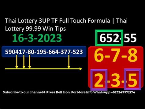 Thai Lottery 99.99 Win Tips 3up Last Paper 16.